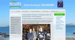 Desktop Screenshot of nouas-environnement.com